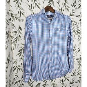 Vineyard Vines Collar Shirt Blue Mens Size XS